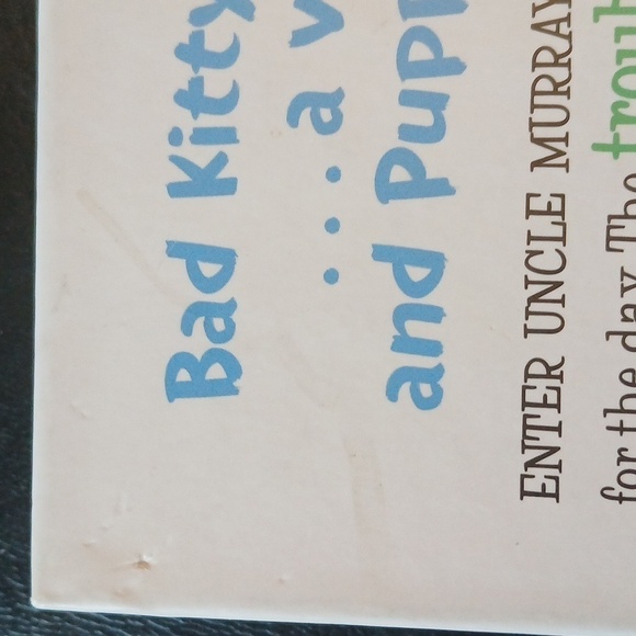 Bad Kitty Puppy's Big Day Hard Cover B/W Graphic Novel Edition 2015 Nick Bruel - Picture 4 of 7